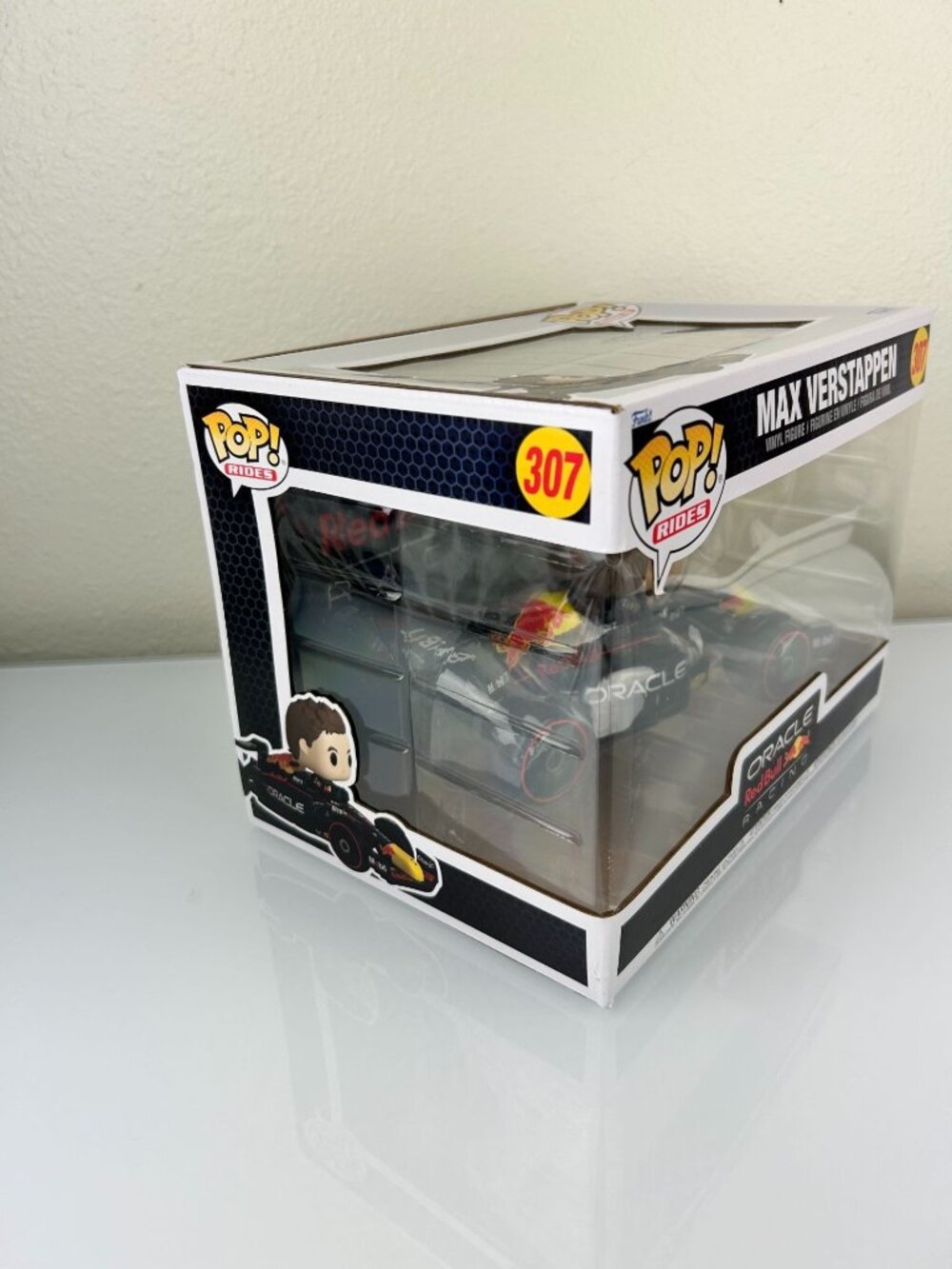 Funko Pop Rides Oracle Red Bull Racing Max Verstappen Deluxe #307 Figure Toy - Picture 6 of 16